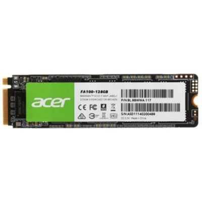 SSD Acer M.2 2280 FA100 128GB PCIe Gen3 x4, NVMe BL.9BWWA.117