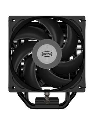����� PCCooler RT500 BK (240W, 4-pin PWM, LED temp., 152mm, Al/Cu, 5x6mm, 1x120mm, 73.32CFM, 34.9dBA, 2200RPM, S: 1851/1700/1200/115X, AM5/AM4, black)