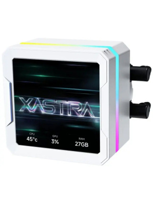 ������� �������� ���������� XASTRA Octant LS360 ARGB WH Intel LGA LGA1851/1700/1200/115X/AM5/AM4 (4" LCD IPS screen,3x FS120 fans,TDP 315W, white) RET