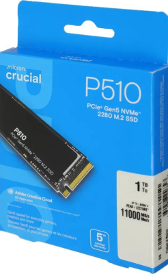 ������������� ���������� SSD Crucial P510 1TB PCIe Gen5 NVMe M.2 SSD CT1000P510SSD8