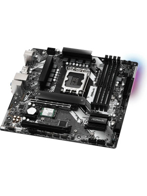 ����������� ����� ASROCK B760M PRO-A/D4 WIFI, LGA1700, B760, 4*DDR4,  4*SATA, 2*M.2, 3*USB 3.2, 2*USB 2.0, Type-C, 2*PCIx16, 1*PCIx1, 1*M.2 (Key E), HDMI+DP, mATX