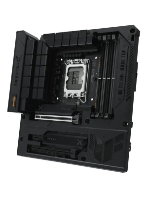 ����������� ����� ASUS TUF GAMING B760M-BTF WIFI, LGA1700, B760, 4*DDR5, 4*SATA, 3*M.2, 5*USB 3.2, 4*USB 2.0, Type-C, 2*PCIx16, 1*PCIx1, DP+HDMI, mATX; 90MB1G50-M0EAY0