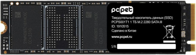  SSD 1Tb PC Pet PCPS001T1,  SATA III, M.2 2280, OEM