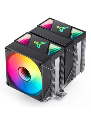 ����� JONSBO CR-1400 DV2 Black LGA1700/1200/115X/AM5/AM4 (TDP 220W, PWM, 92mm ARGB Fan*2, 6 �������� ������, 4-pin) Retail