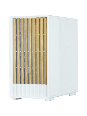 ������ ZALMAN P10 NAMU, MATX, WHITE, WINDOW, FRONT COVER WALNUT, 2x3.5", 3x2.5", 1xUSB TYPE-C, 1xUSB3.0, FRONT 2x120mm, REAR 1x120mm ARGB