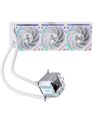 ������� �������� ���������� 1STPLAYER X-360 White / 3x120mm, ARGB, IPS display / X-360-WH