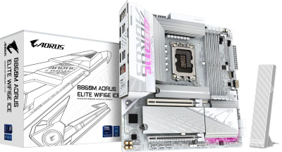   Gigabyte B860M Aorus Elite WIFI6E ICE, SocketAM5, AMD B850, mATX, Ret