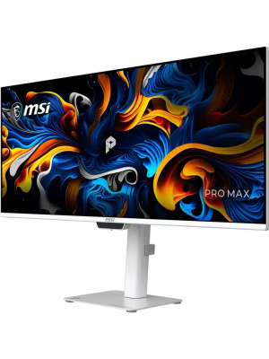 ������� MSI 34" PRO MAX 341QPXW14G ����� QD OLED LED 21:9 HDMI ����������� HAS 250cd 178��/178�� 3440x1440 144Hz DP UW USB 8.9��