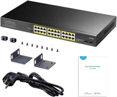 ���������� Cudy GS1028PS2 (L2) 24x1����/� 2SFP 24PoE+ 300W �������������
