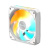 Вентилятор в корпус Gigabyte GP-GBT EZFAN1201 ICE 1X120mm ARGB FAN. PWM, 3 Pin Вентилятор в корпус Gigabyte GP-GBT EZFAN1201 ICE 1X120mm ARGB FAN. PWM, 3 Pin