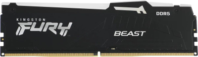   Kingston DDR5 DIMM FURY Beast Black RGB 16Gb, 6000Mhz KF560C30BBA-16