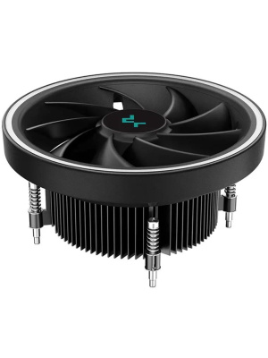 ����� ��� ���������� DeepCool UL551 1700 ��� Socket/1700/1851, 90 ��, 1800rpm, 26.8 ���, 60��, 4-pin PWM+3-pin 5V ARGB, Al, ARGB (R-UL551-BKAMAB-G-17)