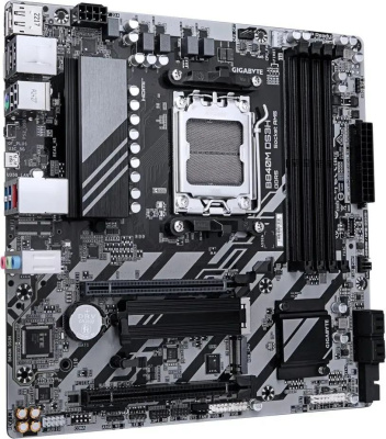 ����������� ����� Gigabyte B840M DS3H, SocketAM5, AMD B840, mATX, Ret