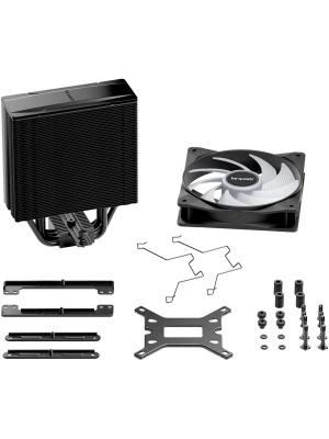 ����� ��� ���������� be quiet! PURE ROCK 3 LX (190W, 4-pin PWM, 154mm, Al/Cu, 4x6mm, ARGB, 1x120mm, 61.8CFM, 31.2dBA, 2000RPM, S: 1851/1700/1200/115X, AM5/AM4, black)