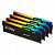  64Gb Kingston FURY Beast Black RGB, DDR5, DIMM, PC48000, 6000Mhz, CL40 (Kit of 4) (KF560C40BBAK4-64) (retail)