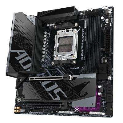 ����������� ����� Gigabyte B840M AORUS ELITE WIFI6E, Socket AM5, AMD B850, mATX, Ret