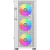 ������ XASTRA  A302 4FRGB White ATX/Mesh/ tempered glass / 4x120mm FC120-FRGB fans/A302-WH-FC120FRGB-4F-GL