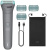 Триммер Philips Series 3000 BG3485/15 серый/бирюзовый (насадок в компл:3шт) Триммер Philips Series 3000 BG3485/15 серый/бирюзовый (насадок в компл:3шт)