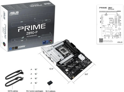 ����������� ����� ASUS PRIME Z890-P, Socket-1851, Intel Z890, ATX, Ret 90MB1I50-M0EAY0