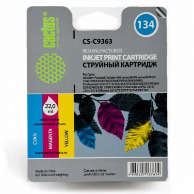 �������� �������� Cactus CS-C9363 �134 �������/���������/������ ��� HP DJ 460series/5740/5743/5793/5