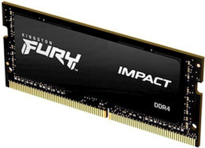 ����������� ������ 8Gb Kingston Fury Impact SO-DIMM DDR4 3200MHz (KF432S20IB/8)