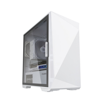 ������ MiniTower Zalman Z1 Iceberg white (mATX, window, FRONT 2x120mm, REAR 1x120mm, ��� ��) (Z1 Iceberg white)