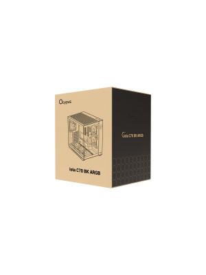 ������ Ocypus Iota C70 BK ARGB, ATX, Type-C(3.1)*1, USB3.0*2, BOTTOM 3x120mm ARGB, REAR 1x120mm ARGB, MB SIDE 2x120mm ARGB