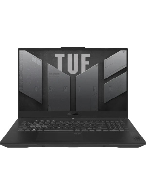 ������� ASUS TUF Gaming A17 FA707NUQ-HX010, 17.3" (1920x1080) IPS 144 ��/AMD Ryzen 7 170/16 �� DDR5/512 �� SSD/NVIDIA GeForce RTX 4050 ��� ��������� (6 ��)/Windows 11 Pro, ����� (90NR0QH5-M000D0_Win11P)