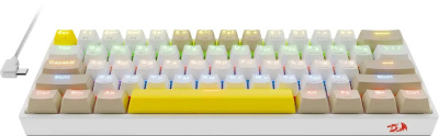 ���������� Redragon Fizz Pro, ������������, USB, Bluetooth/����������, ������������ Grey/Yellow (72598)


