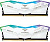   32GB (2x16GB) TEAMGROUP T-Force Delta RGB,DDR5, 6400MHz, CL32 (32-39-39-84) 1.35V / FF4D532G6400HC32ADC01 / White