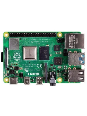   Raspberry Pi 4 Model B (RA544) Retail, 1GB RAM, Broadcom BCM2711 Quad core Cortex-A72 (ARM v8) 64-bit SoC @ 1.5GHz CPU, WiFi, Bluetooth, 40-pin GPIO, 2x USB 3.0, 2xUSB 2.0, 2x micro-HDMI,CSI camera port,DSIdisplay port,M