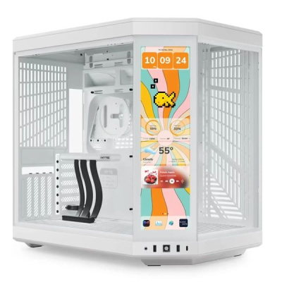 ������ HYTE Y70 Touch Infinite White Snow, ��� ��, Midi-Tower, ����� (CS-HYTE-Y70TTI-WW)
