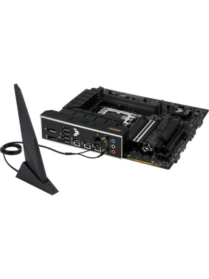 ����������� ����� ASUS TUF GAMING B760M-BTF WIFI D4, LGA1700, B760, 4*DDR4, 4*SATA, 3*M.2, 4*USB 3.2, 3*USB 2.0, Type-C, 2*PCIx16, 1*PCIx1, DP+HDMI, mATX; 90MB1E50-M0EAY0