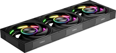 ����� ��� �������/ Case Cooler PCCooler F7 X120 ARGB BK 3IN1 (120x120x28mm, 4-pin PWM, ARGB, 83CFM, 33.1dBA, 3000RPM, Black, 3pcs)