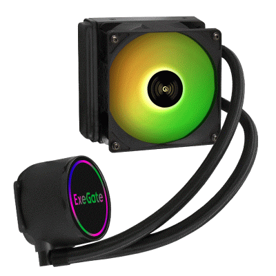 Комплект водяного охлаждения Exegate BlackWater-120V2.PWM.RGB