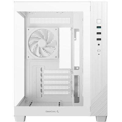������ Deepcool CG330 3F WH ��� ��, ������� ���� (��������), 3x120mm ARGB PWM �����������, �����, mATX