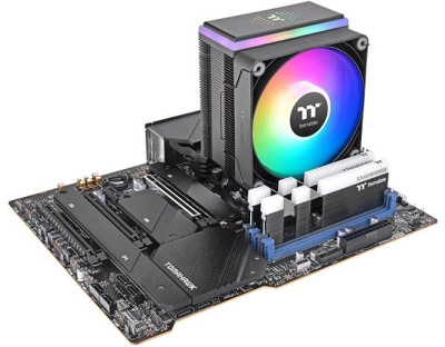  Thermaltake Astria 400 ARGB Soc-AM5/AM4/1151/1200/1700  Al+Cu 230W Ret (CL-P120-CA12SW-A)