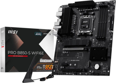 ����������� ����� MSI PRO B850-S WIFI6E, SocketAM5, AMD B850, ATX, Ret