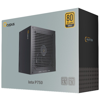 ���� ������� �� 750W Ocypus Iota P750, 80+ Gold, ������, retail (Iota-P750-G1FFBK024X-EU)