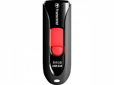 Transcend 64GB JetFlash 590, USB 2.0, ������/������� TS64GJF590K