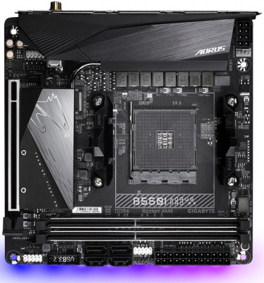 ����������� ����� mini-ITX GIGABYTE B550I AORUS PRO AX