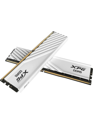 ����������� ������ ADATA LANCER DDR5 DIMM 16GB 5600MHz 2*8GB 46-45-45 1.1V WHITE DUAL TRAY