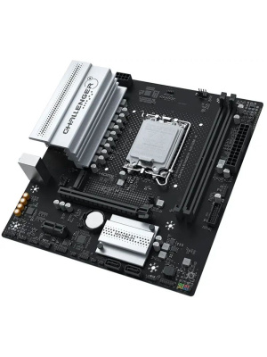 ����������� ����� MAXSUN MS-Challenger H810M-K, B810, LGA1851,  2*DDR5, 2*SATA3, 1*M.2, USB 3.2, USB 2.0, 1*PCIEx16, 1*PCIEx1, HDMI+DP, mATX