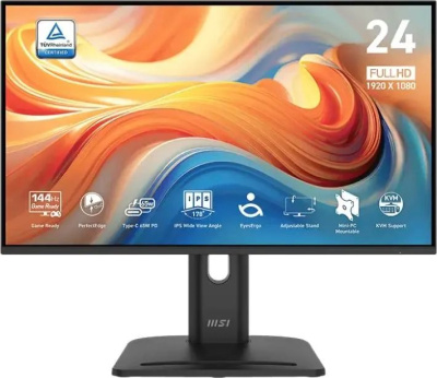������� 23.8" MSI Pro MP245PHG E14, IPS, 1920x1080, 144Hz, 4 ms, Black (9S6-3PE69M-014)