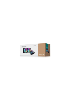 �������� �������� ���������� DEEPCOOL LE240 V2 LGA1851/1700/1200/115X/AM5/AM4 (TDP 250W, ARGB Lighting, Anti-Leak edition, PWM, DUAL FAN) RET