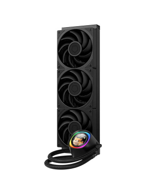 �������� �������� ���������� ID-COOLING FX360 LCD PE LGA1851/1700/1200/115X/AM4/AM5 (TDP 350W, ARGB PUMP, LCD Display, PWM, TRIPLE FAN 120mm) RET