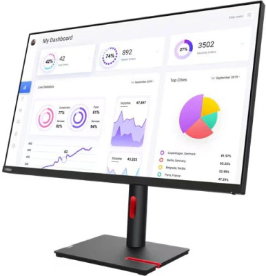 ������� Lenovo 32" ThinkVision T32P-30 IPS UHD 4ms 60Hz, ������ (63D2GAS1CB)