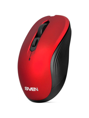 ���� ������������ SVEN RX-560SW red (USB, ����������,�������. ��.5+1��. 1600dpi, Soft Touch) (SV-017071)