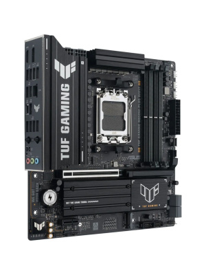 ����������� ����� ASUS TUF GAMING B850M-PLUS WIFI7, AM5, B850, 4*DDR5, 4*SATA, 3*M.2, 7*USB 3.2, 4*USB 2.0, Type-C, 1*PCIx16, 1*PCIx1, DP+HDMI, mATX; 90MB1MU0-M0EAY0