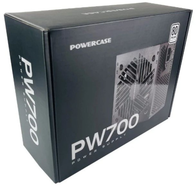 ���� ������� Powercase PW700 (80 Plus, ATX 2.31, 700W, APFC, DC-DC, 120mm Fan)  PS-700W-DC